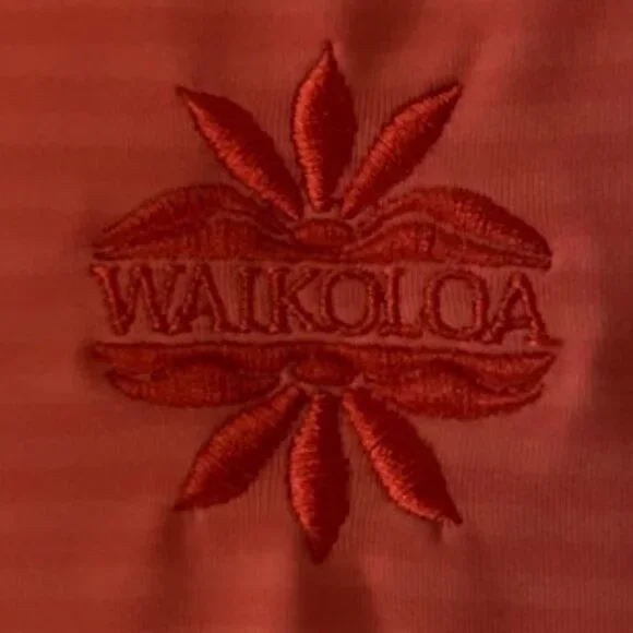 WAIKOLOA BEACH GOLF COURSE HAWAII LADIES SHIRT ALOHA HAWAII ISLAND RESORT WEAR - Picture 4 of 11